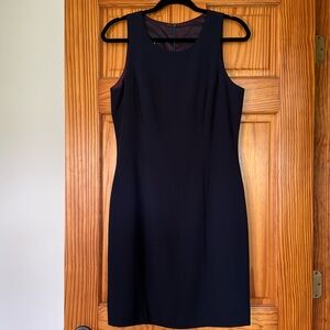 Navy blue sheath dress